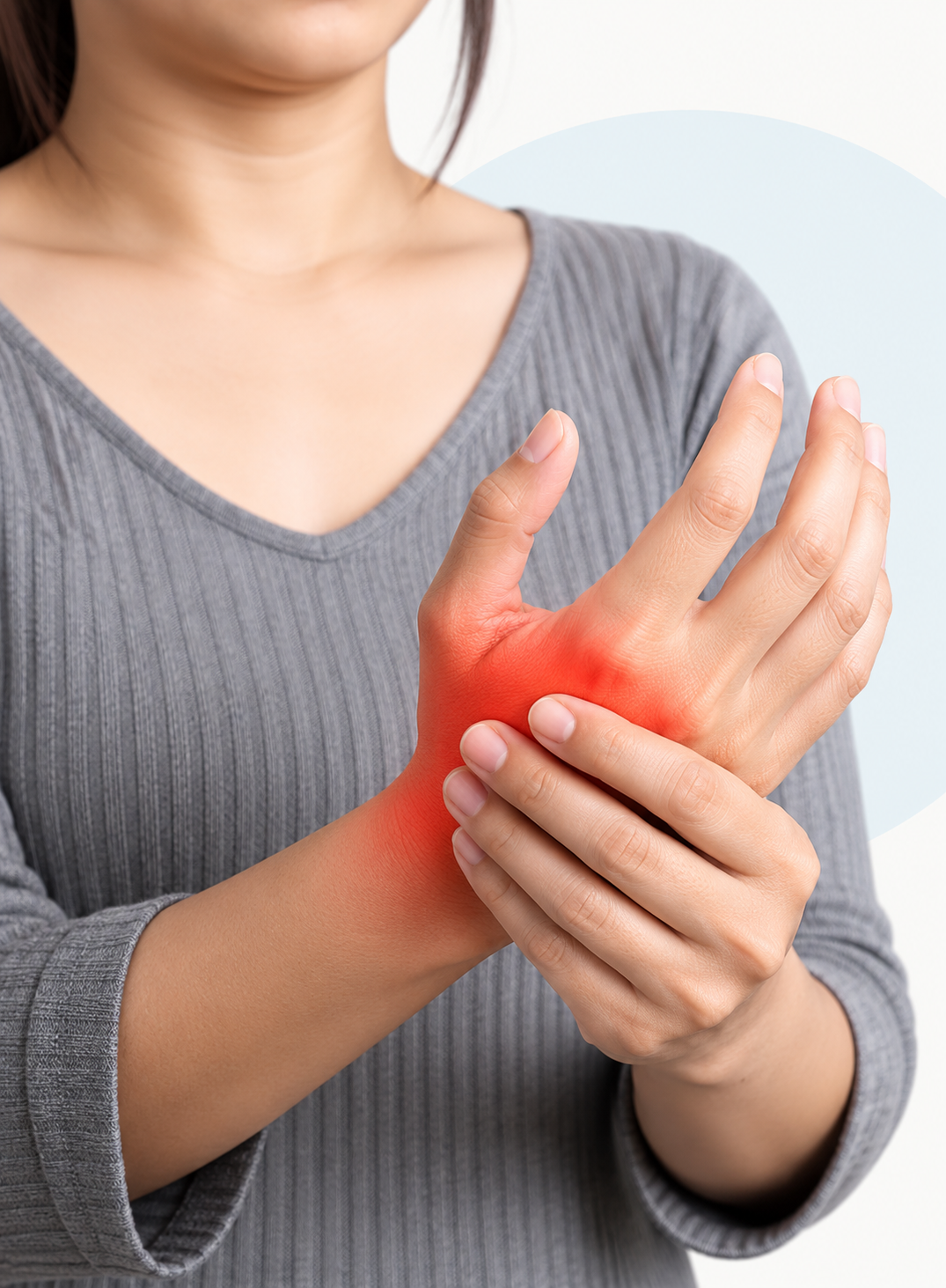 Physiotherapy assessment for hand pain at COMM