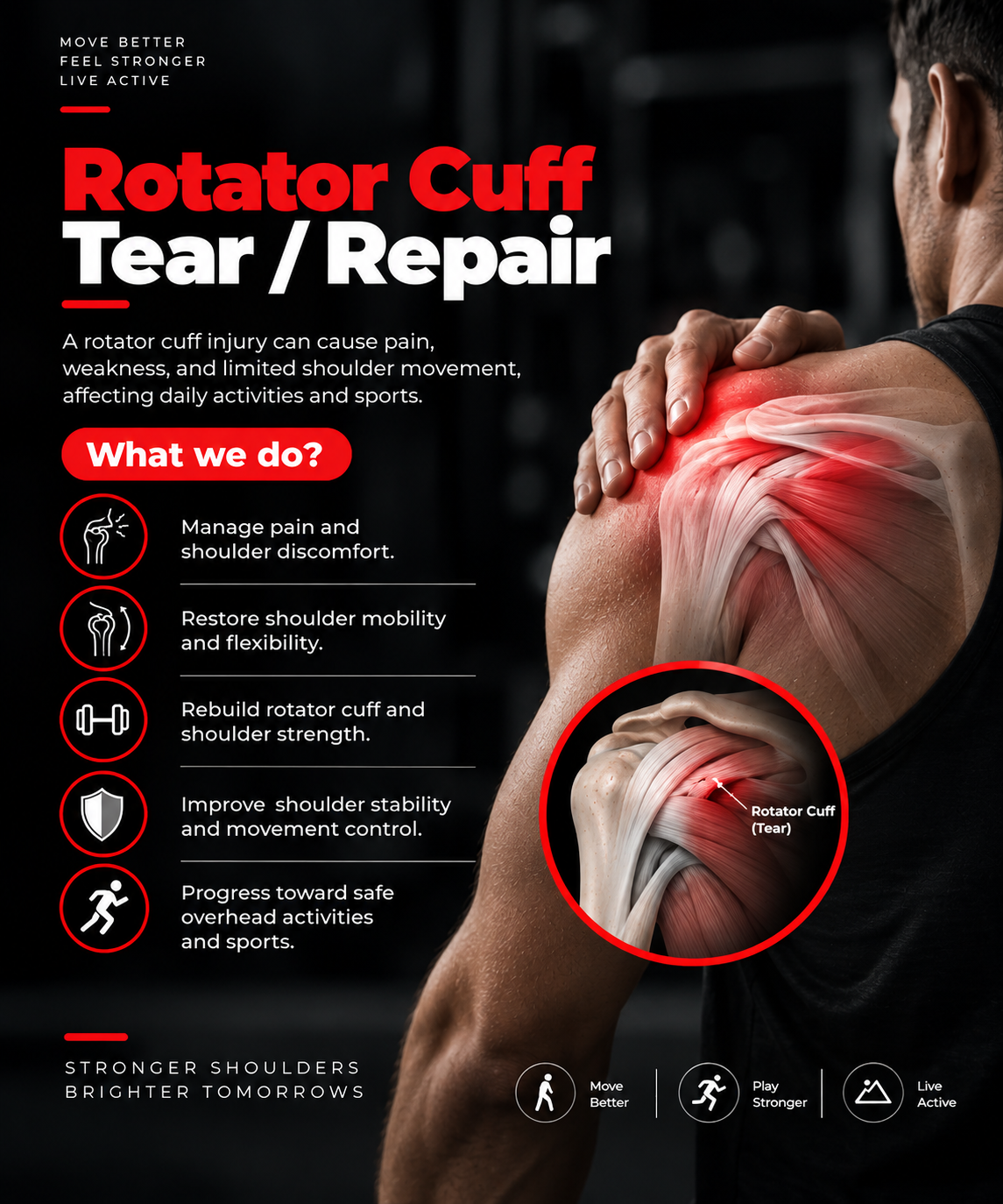 Taping — support, stabilise and perform